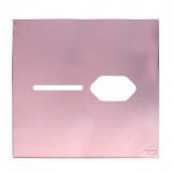 Placa p/ 1 Interruptor + tomada 4x4 - Novara Glass Ouro rose 